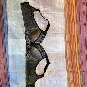 NWOT Fall Sweet black lace underwire bra